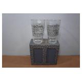 Set of 2 Pint Glasses - Constitution & Declaration Wrapped Glasses