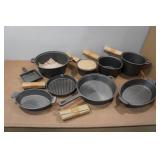 Cast Iron Pots and Pan Set