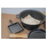 Cast Iron Pots and Pan Set