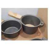 Cast Iron Pots and Pan Set