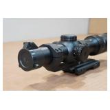Vortex Strike Eagle 1-6 x 24 Rifle Scope with Mount - Illuminated AR-BDC3 Reticle