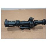 Vortex Swampfox 1-8 x 24 Rifle Scope with Mount - Illuminated Guerrilla Dot BDC Reticle
