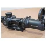Vortex Swampfox 1-8 x 24 Rifle Scope with Mount - Illuminated Guerrilla Dot BDC Reticle