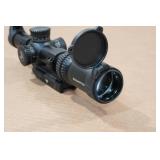 Vortex Swampfox 1-8 x 24 Rifle Scope with Mount - Illuminated Guerrilla Dot BDC Reticle