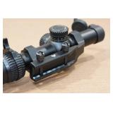 Vortex Swampfox 1-8 x 24 Rifle Scope with Mount - Illuminated Guerrilla Dot BDC Reticle