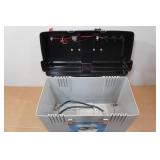 Power Caddy Marine Battery Box with Outside Power Gauge