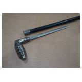 Hand Grenade Sword Cane