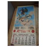 Vintage 1919 Style Remington Calendars - Plus Ad Posters