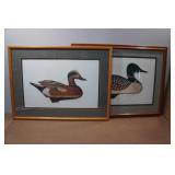 *2* Framed Ducks Prints