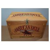 American Eagle Wooden Ammo Box