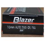 50 CCI Blazer 10mm Auto 200 Gr FMJ Aluminum Case Ammo