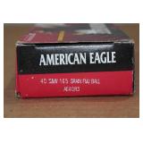 31 Federal American Eagle .40 S&W 165 Gr FMJ Ball Ammo