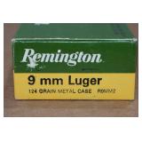 50 Remington 9mm Luger 124 Gr MC Ammo