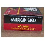 50 Federal American Eagle .40 S&W 165 Gr FMJ Ammo