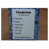 525 Federal Champion .22 LR 36 Gr Plated HP Ammo