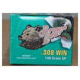 20 Brown Bear .308 Win 140 Gr SP Steel Case Ammo