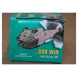 20 Brown Bear .308 Win 140 Gr SP Steel Case Ammo