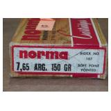 10 Norma 7.65 Argentina 150 Gr PSP Ammo