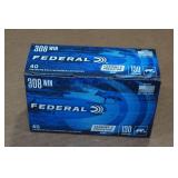 40 Federal .308 Win 130 Gr JHP Ammo