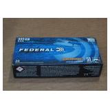 20 Federal .222 Rem 50 Gr JSP Ammo