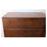 Burled Mahogany Vintage Dresser