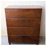 Burled Mahogany Vintage Dresser