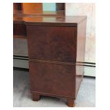 Vintage Mahogany Mirrored Vanity Table