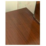 Vintage Mahogany Mirrored Vanity Table