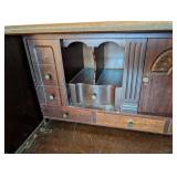 Mahogany Claw Foot Serpentine Secretary
