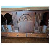 Mahogany Claw Foot Serpentine Secretary