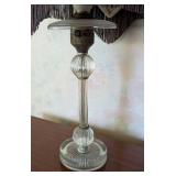 Pair of Green Velvet and Fringe Table Lamps