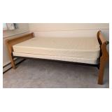 Vintage Twin Sleigh Bed Frame