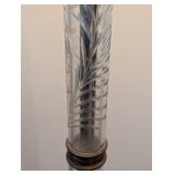 Etched Glass Floor Lamp