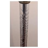 Etched Glass Floor Lamp