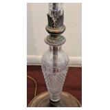 Etched Glass Floor Lamp