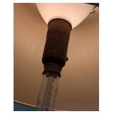 Etched Glass Floor Lamp