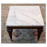 Marble Topped Vintage Side Table