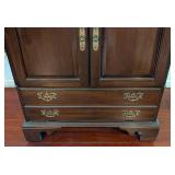 Mahogany Wood Entertainment Cabinet
