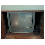 Mahogany Wood Entertainment Cabinet