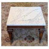 Marble Topped Vintage Side Table