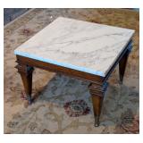 Marble Topped Vintage Side Table
