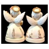Vintage Lot of Napco Spaghetti Angel of the Month Ceramic Figurines