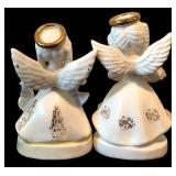 Vintage Lot of Napco Spaghetti Angel of the Month Ceramic Figurines