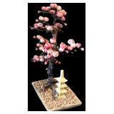 Vintage Two Imperial Import Gorgeous Jade Bonsai Trees