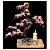 Vintage Two Imperial Import Gorgeous Jade Bonsai Trees