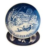 Set of 14 Royal Copenhagen Bing & Grøndahl Blue Collectibles Christmas Plate