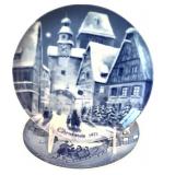 Set of 14 Royal Copenhagen Bing & Grøndahl Blue Collectibles Christmas Plate
