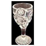 Beautiful Vintage Glass and Crystal including Cordial Glasses, Bell, Pitcher and More