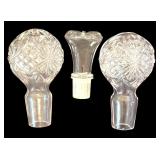 Beautiful Vintage Glass and Crystal including Cordial Glasses, Bell, Pitcher and More