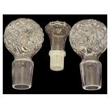 Beautiful Vintage Glass and Crystal including Cordial Glasses, Bell, Pitcher and More